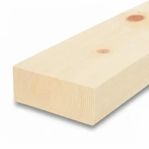 [217] 38x100mm Planed All Round (PAR) Untreated 5th+ Grade KD Softwood (Per linear metre)