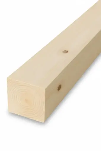 [225] 100x100mm Planed All Round (PAR) Untreated 5th+ Grade KD Softwood