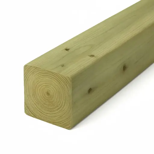 100x100mm 5.4m Sawn & Treated C24 Graded Reg'd/KD Softwood