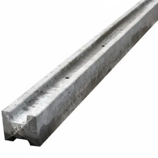 [247] 94x109mm 2.745m (9ft) Slotted Concrete Fence Post